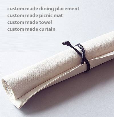 custom made dining placement/custom made picnic mat/custom made towel/ custom made curtain