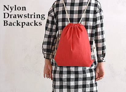 Nylon Drawstring Backpacks