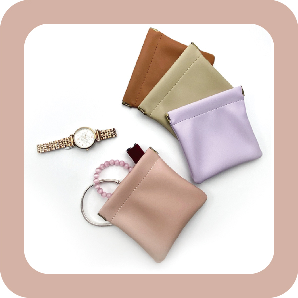 皮革收納袋-Leather storage bags