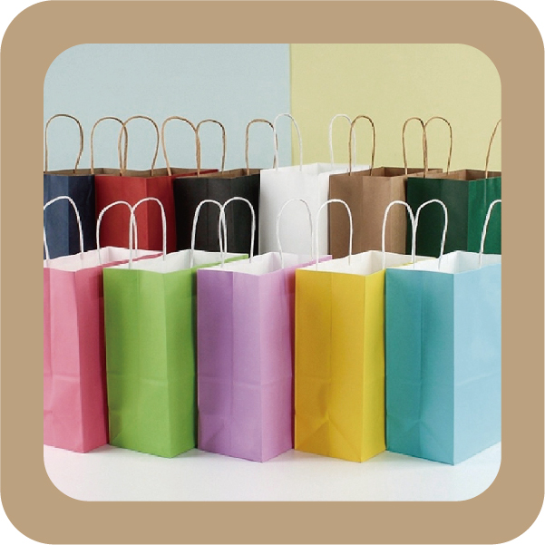 純色牛皮紙袋-plain kraft paper bags